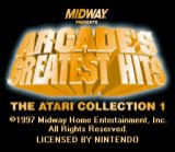 Arcade's Greatest Hits Atari Collection 1 screenshot 2 for Super Nintendo